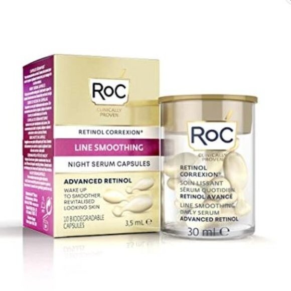 RoC Retinol Correxion Line Smoothing Night Serum Capsules - Picture 1 of 5